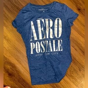 Aeropostale tshirt blue size small